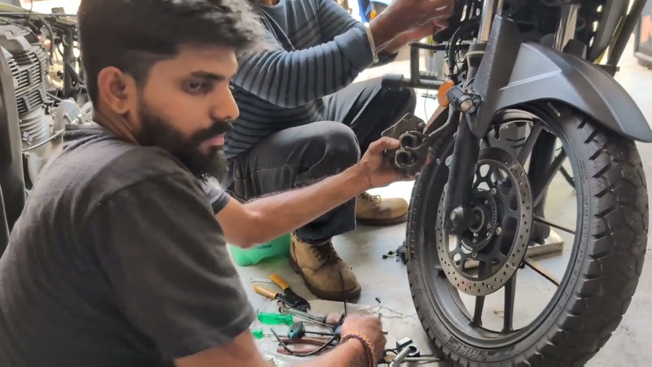 Suzuki Vstrom 250 New Vesrah Brake pads#suzuki#vstrom250#lrl