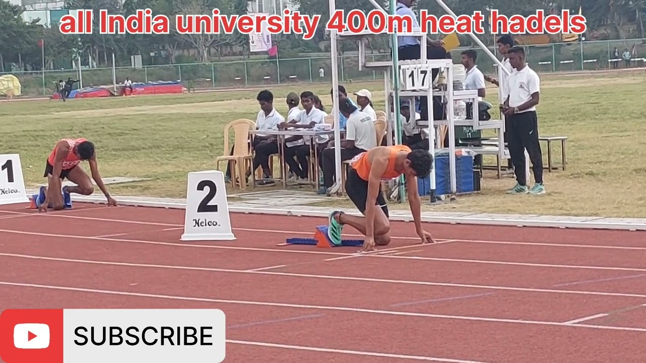 All India inter university 400m heat hurdel man's Tamilnadu Chennai