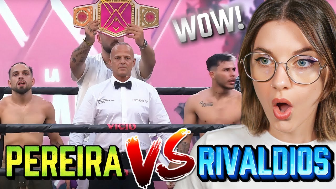 SUZYROXX REACCIONA al PEREIRA vs RIVALDIOS 🥊 | LA VELADA DEL AÑO V 🥊🔥