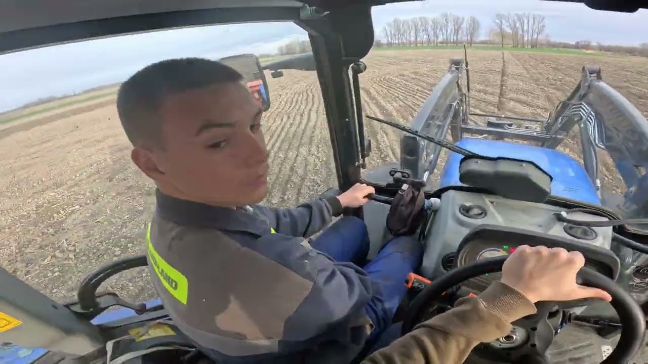 #vlog4 Árpa vetés New Holland t5. 115