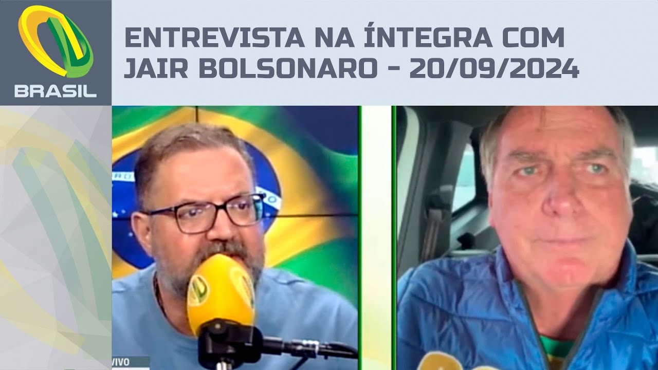 Entrevista na íntegra com Jair Bolsonaro - 20/09/2024