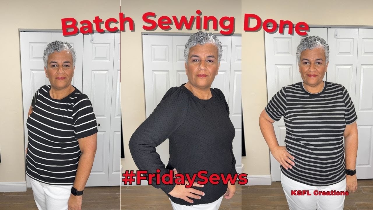 Sewing Striped Knit T-Shirts for the First Time