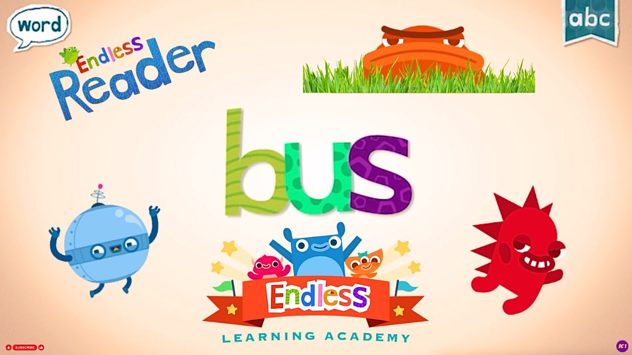 Endless Reader: Let's Dive into the Word 'BUS' | Educational Sight Word Journey