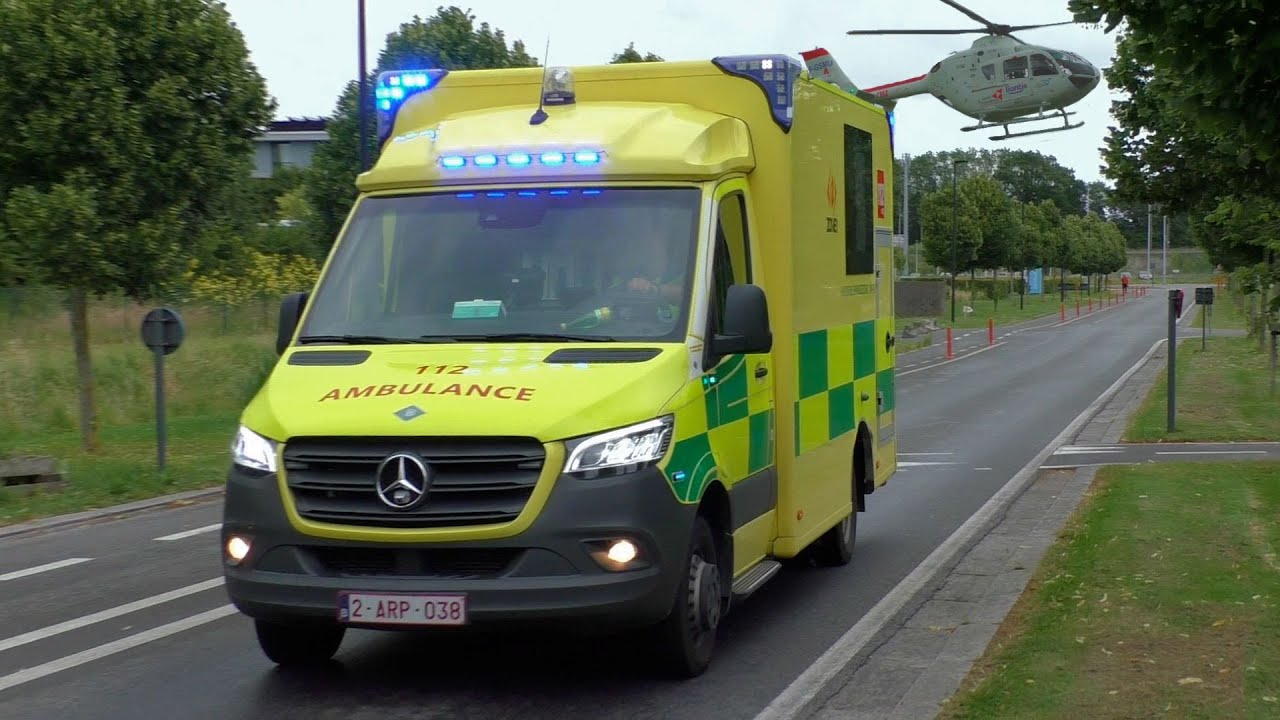[Gave landing] MUG Heli Brugge en Ziekenwagen Blankenberge met spoed naar het AZ Sint-Jan in Brugge!