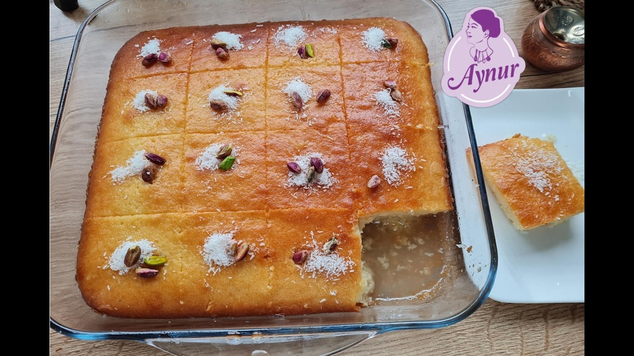 Revani Rezept I Fanta Grießkuchen mit Zuckersirup I Ramadan Rezepte