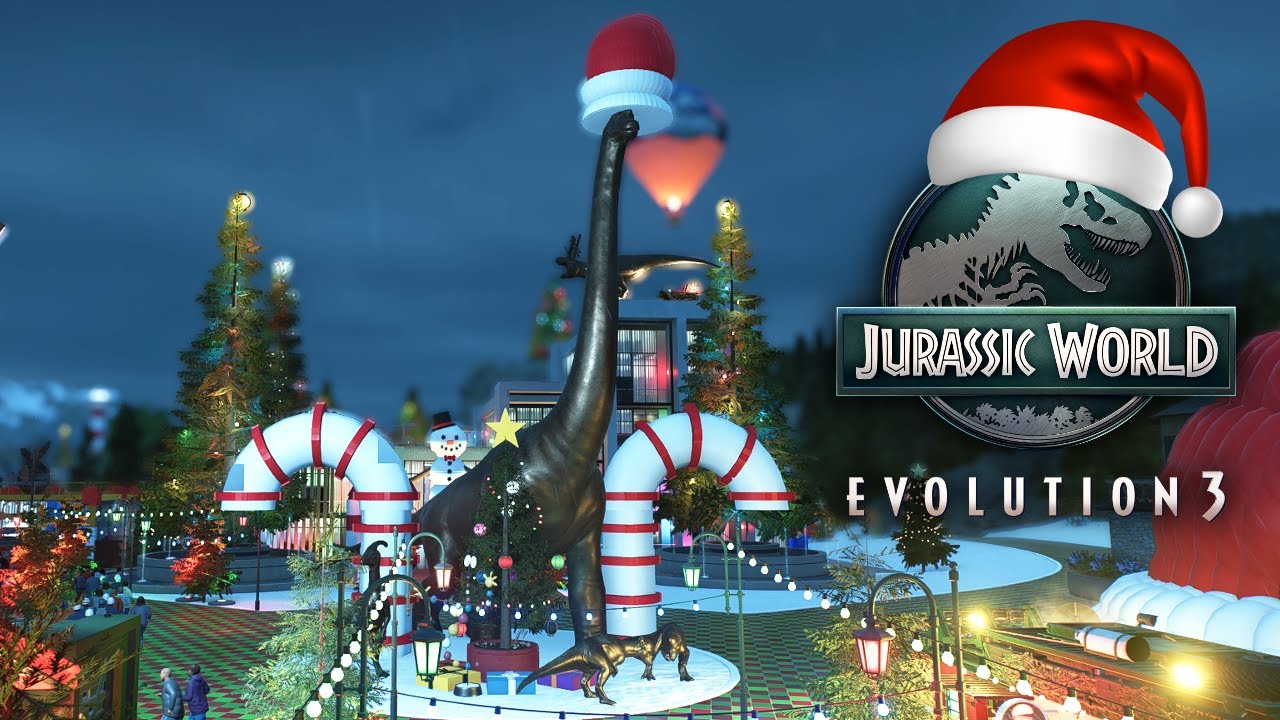 TOP 10 BEST WINTER PARKS IN JURASSIC WORLD EVOLUTION 3!