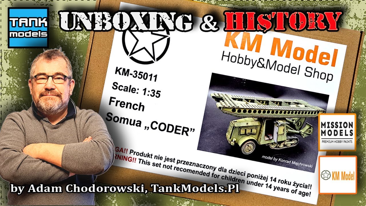 🇫🇷 SOMUA CODER 🇫🇷 - Unboxing 448 (🇵🇱🇬🇧) - KM Model 72011/48011/35011