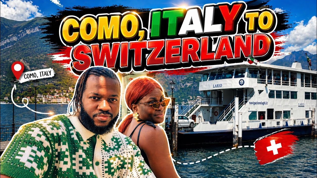 From Como, Italy to Lugano, Switzerland – A Scenic Journey Across the Italian-Swiss Border 🇮🇹🇨🇭