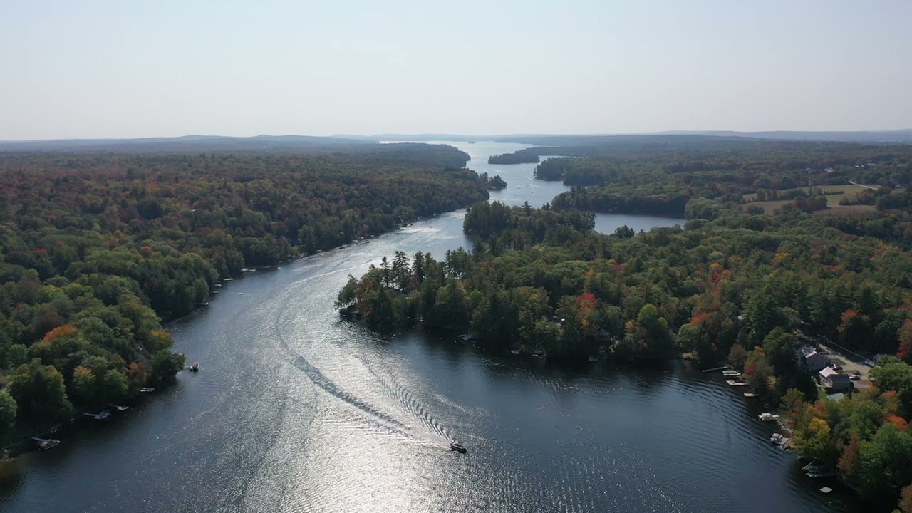 Snow Pond or Messalonskee Lake in Oakland, Maine