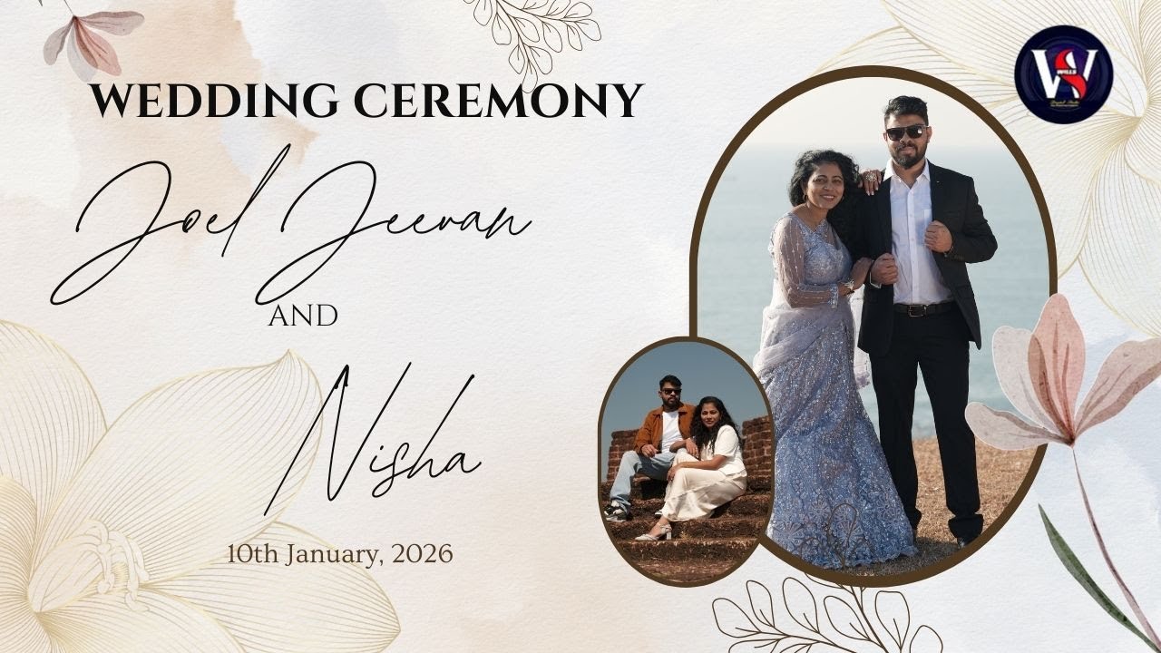 Wedding Ceremony of Joel Jeevan And Nisha