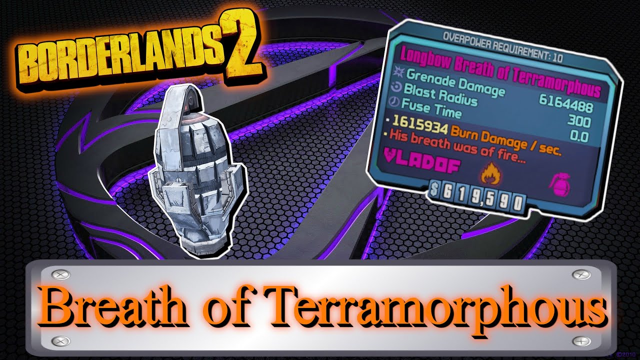 Legendary Item Guide | Breath Of Terramorphous | [Borderlands 2]