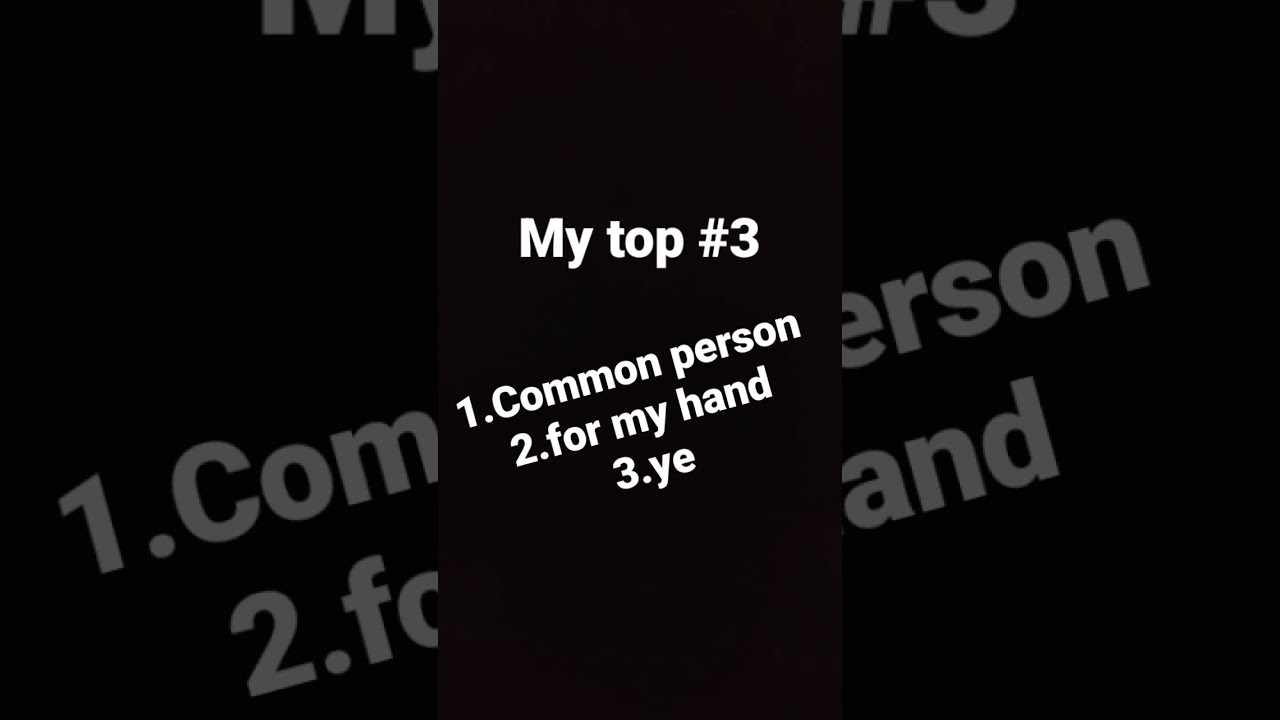 Those are my top # 3 @BurnaBoy