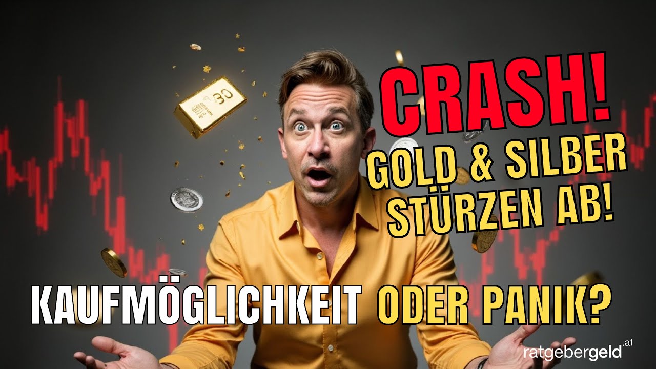 💥 Silber und Gold crashen – Kaufmöglichkeit oder Panik im Markt?