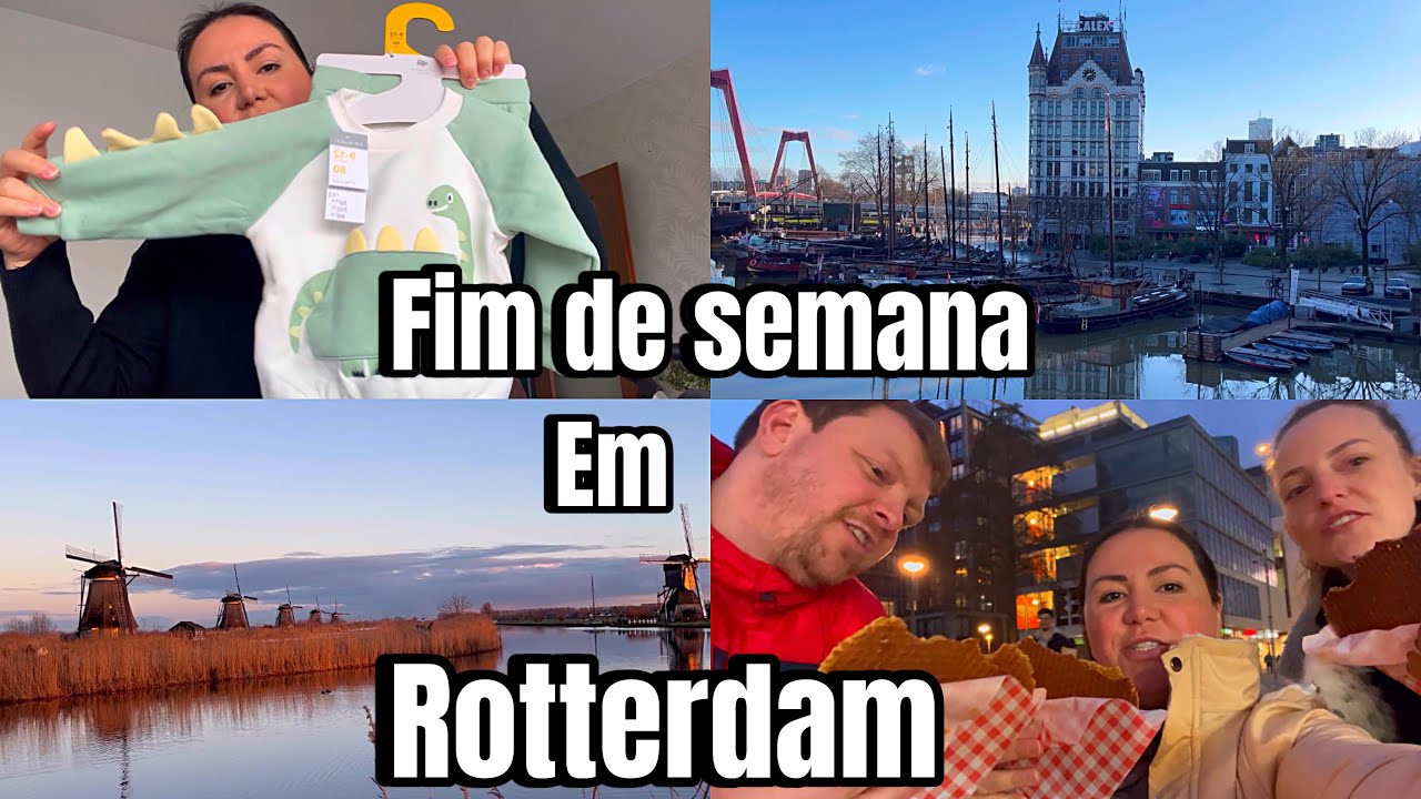 PASSAMOS UM FINAL DE SEMANA EM ROTTERDAM NA HOLANDA| #rotterdam #primark #holanda