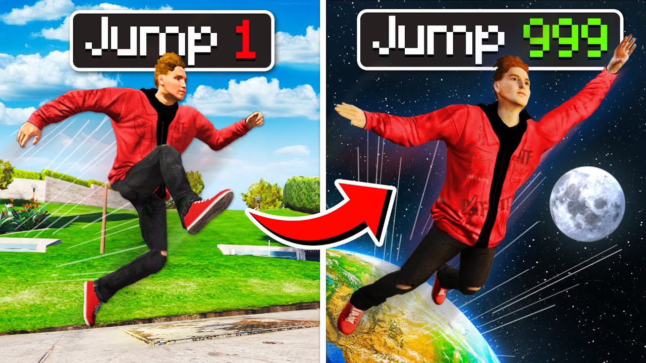 Я сделал каждый прыжок в GTA 5 многократно больше! (Моды)
