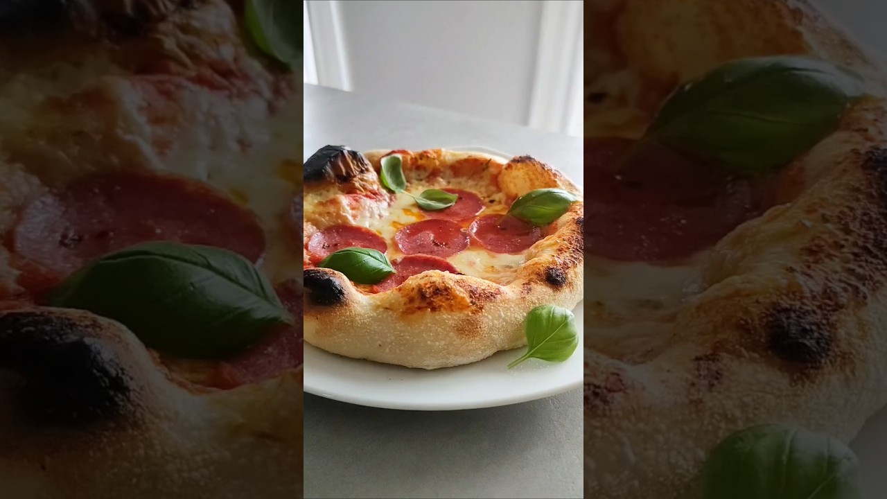 Super leckere Pizza 💗 Definitiv ein Must try! #homemade  #pizza #baking #food #essen #rezept