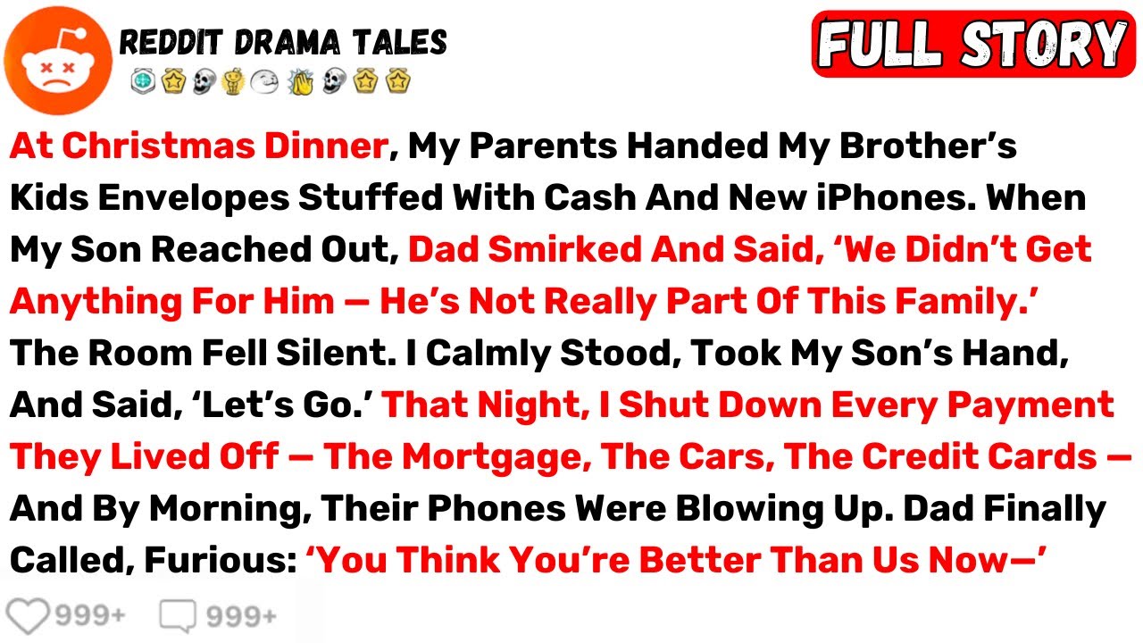 At Christmas Dinner, My Parents Handed My Brother’s Kids Envelopes... - Best Reddit Stories