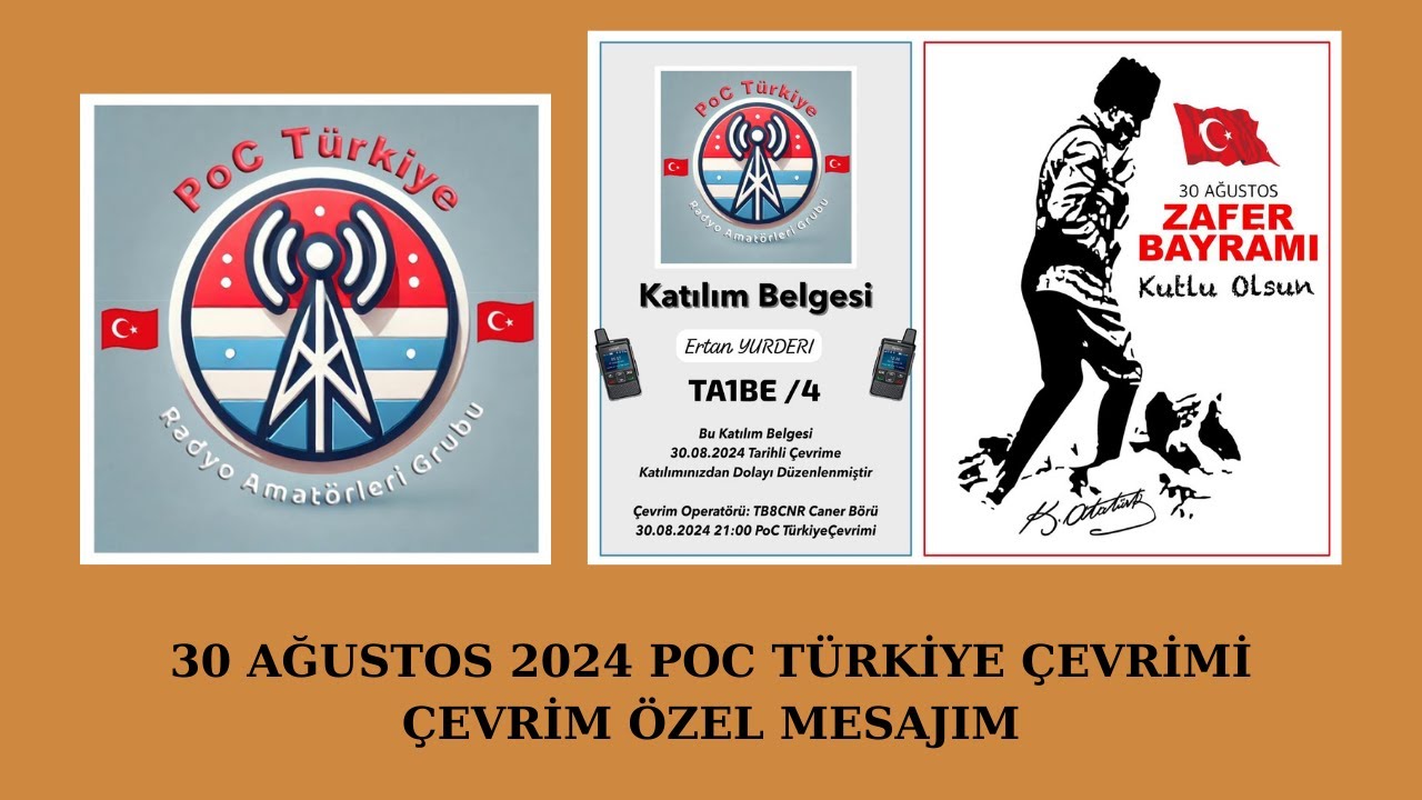 30 Ağustos 2024 POC Türkiye Çevrimi - Çevrim Özel Mesajım