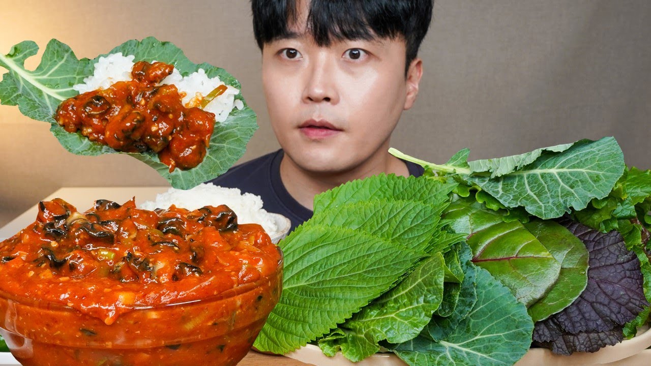 아내표 집밥🍚 고기? 까짓것 없어도 됩니다 우렁강된장 모둠쌈 오이고추 먹방 ASMR MUKBANG REAL SOUND EATING SHOW