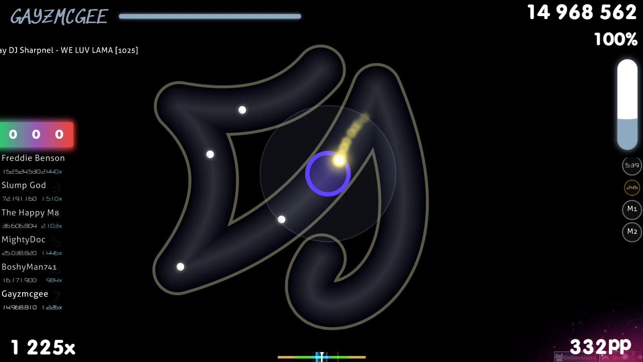 Gayzmcgee | DJ Sharpnel - WE LUV LAMA [1025] +NF 99.66% 3765/3767x {#1 💖 1❌} - osu!