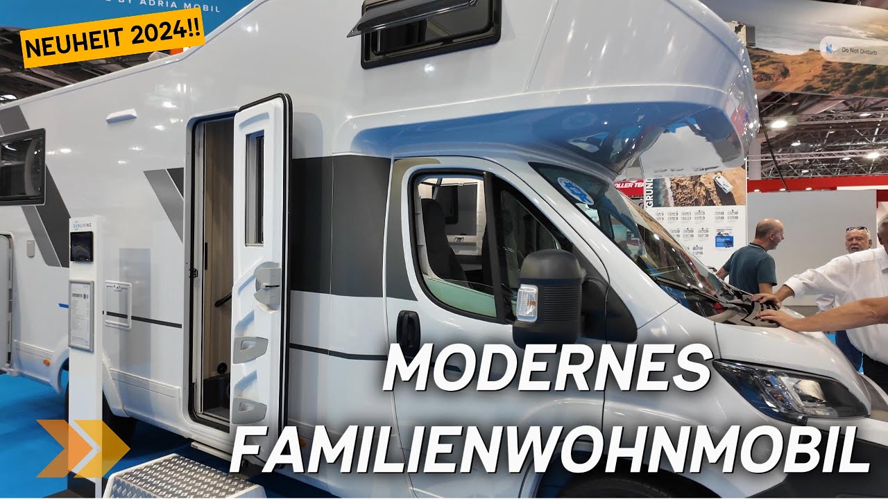 Schönes modernes Wohnmobil für die ganze Familie mit einem MEGA Panoramablick.Sunliving A 75 SL