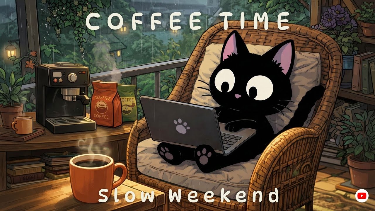 Morning ☕ Slow Weekend Lofi Beats for Coffee Vibes, Focus & Study ~ peaceful energy