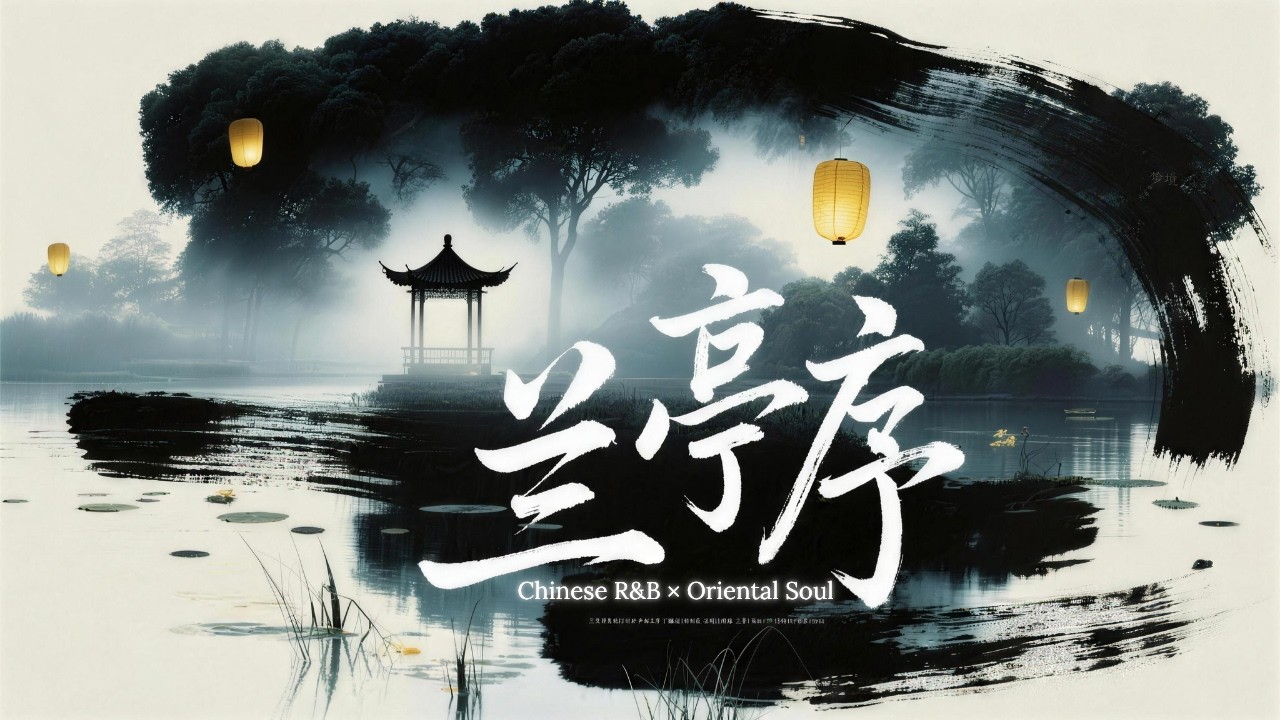 兰亭序｜Chinese R&B &times; Oriental Soul｜情字何解，一笔一画写成思念｜深夜情绪版