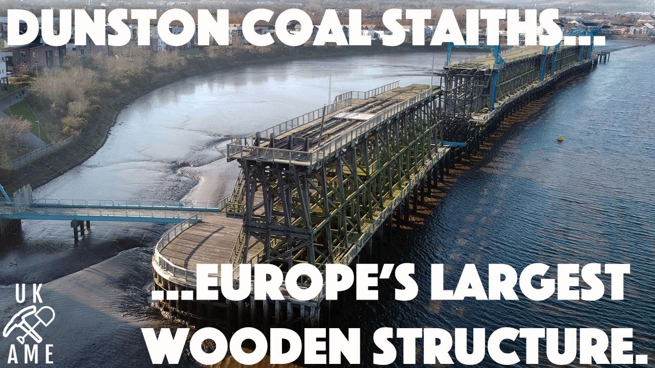 Dunston Coal Staiths : Europe's Largest Wooden Structure : An Ariel Explore.