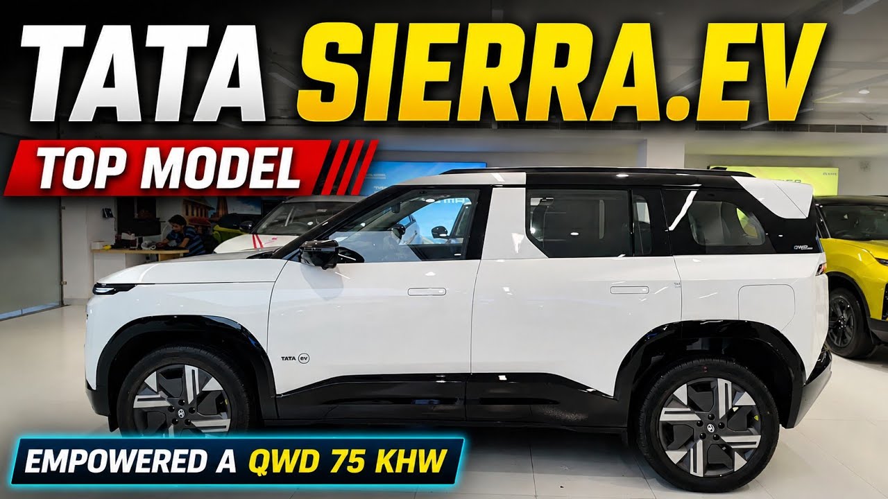 Tata Sierra.EV Top Model | Tata Sierra.EV Empowered A AWD 75 kWh 🔋 Price, Range, Charging, Warranty