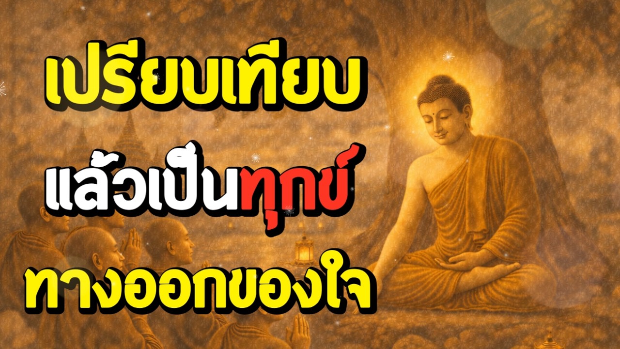 เปรียบเทียบแล้วเป็นทุกข์: ทางออกของใจในยุคโซเชียล | ฟังธรรมผ่อนคลาย | Ep.62