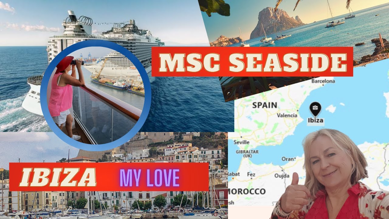 MSC SEASIDE.IBIZA.Walk in Ibiza.Ibiza is the island of love.