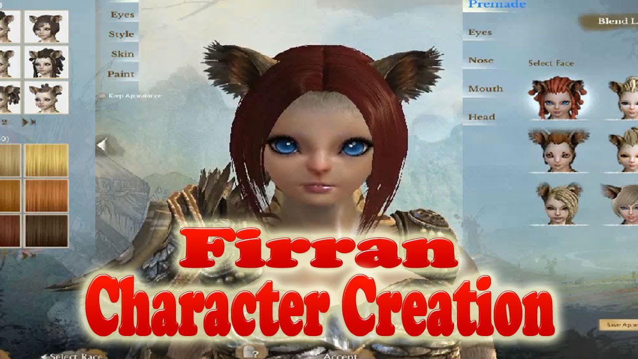 ArcheAge Character Creation Firran