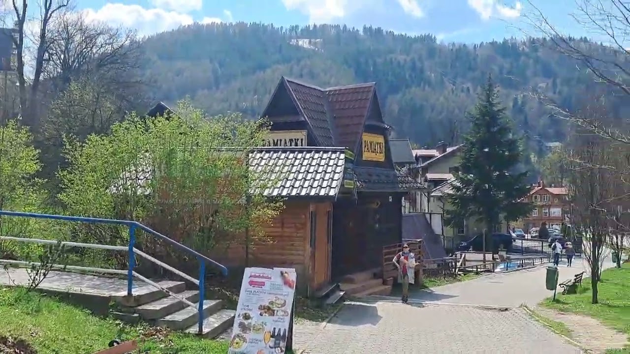 Szczawnica - urocza miejscowość , kwiecień 2023 r