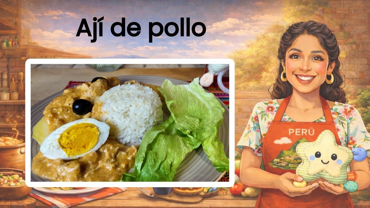 Aprende a preparar Ají de Pollo cremoso y delicioso, ¡paso a paso en casa!