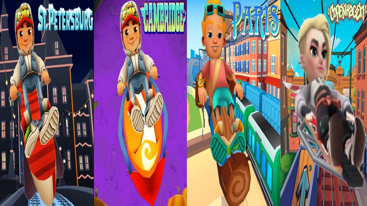 ALL STAY LOW HOVERBOARDS | LOWRIDER VS LUMBERJACK VS BIG KAHUNA VS DANGER DASHER | SUBWAY SURFERS