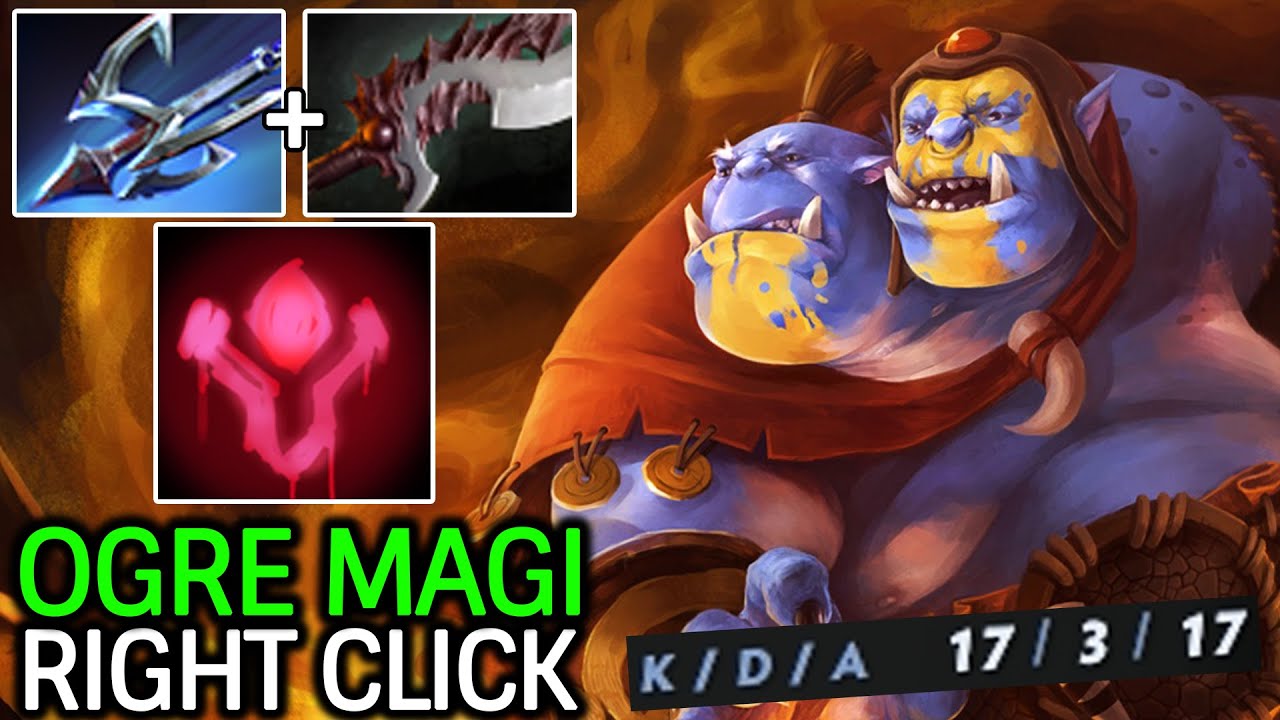 Ogre Magi Offlane – Right Click Monster with Harpoon + Basher Dota 2