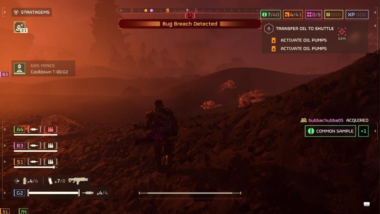 HELLDIVERS 2: Sample Helldive