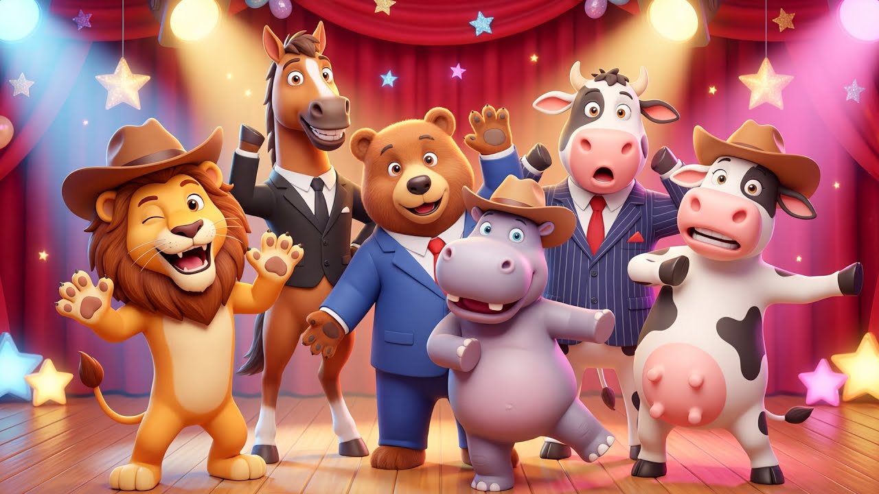 La Vaca Baila Divertida 🐮🎶 Canciones Infantiles en Español  Música para Bebés 3D
