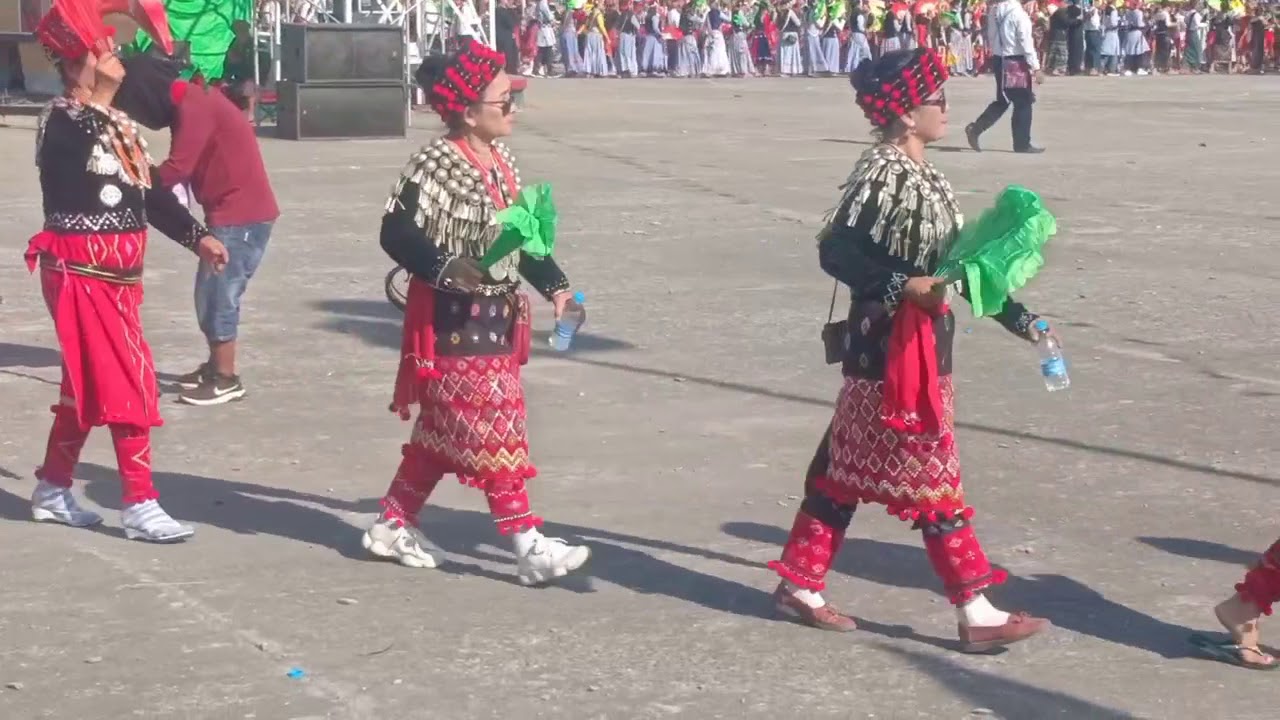 Kachin traditional manau festival in Myitkyina city