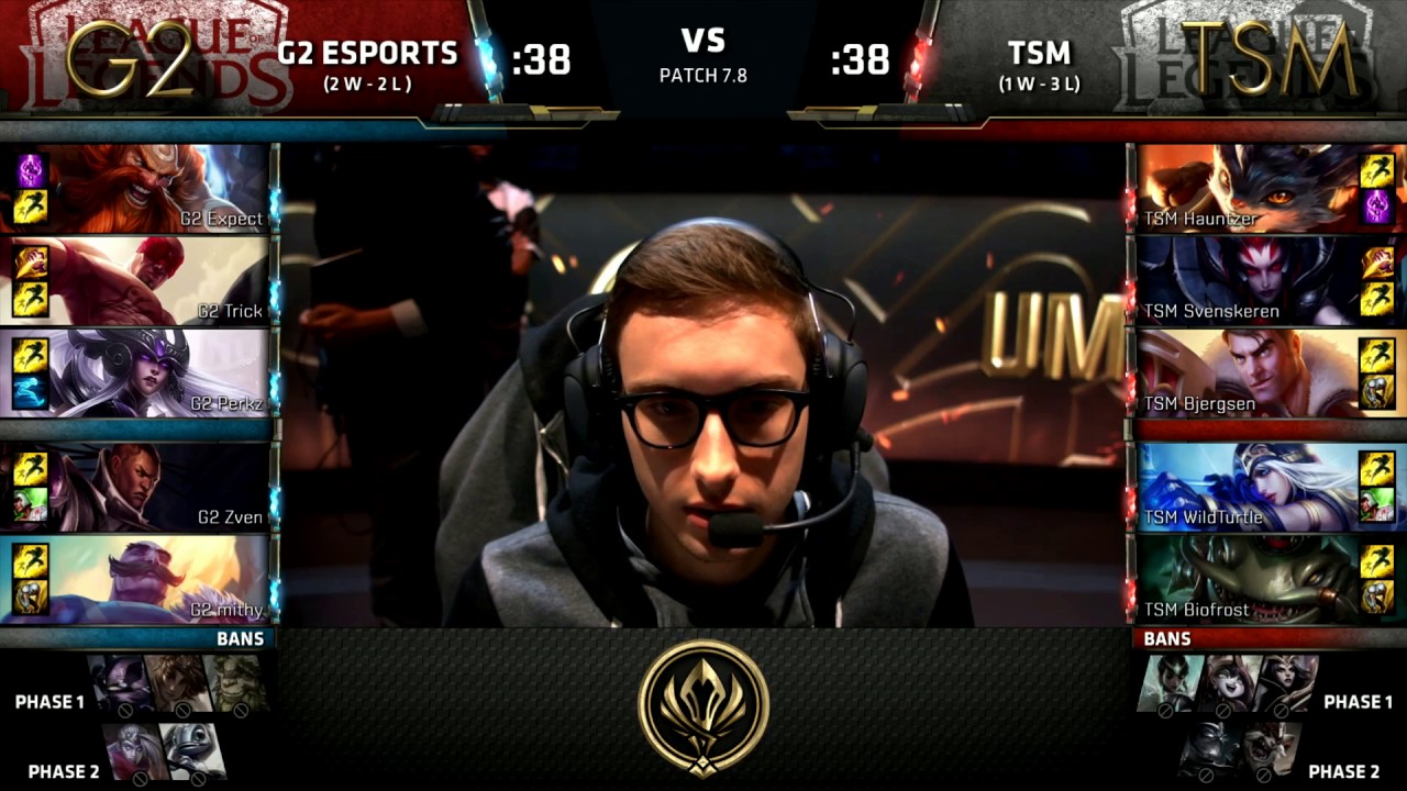 G2 vs TSM - 2017 MSI Group Stage - G2 Esports vs Team SoloMid
