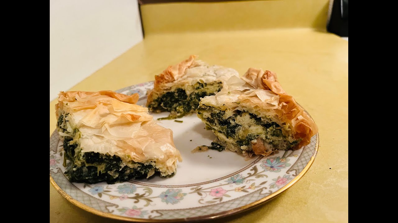 Spanakopita: Greek Spinach Pie with Feta Cheese