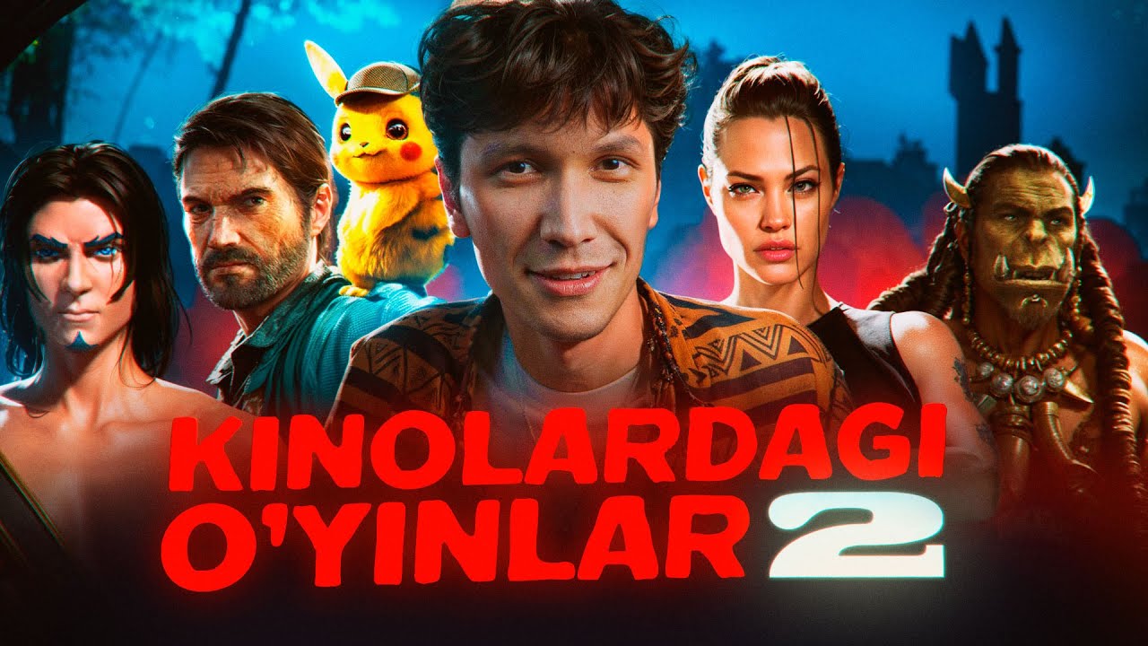 Video o'yinlarga asoslangan Filmlar | Pokémon, Tomb Raider, Prince of Persia, Warcraft