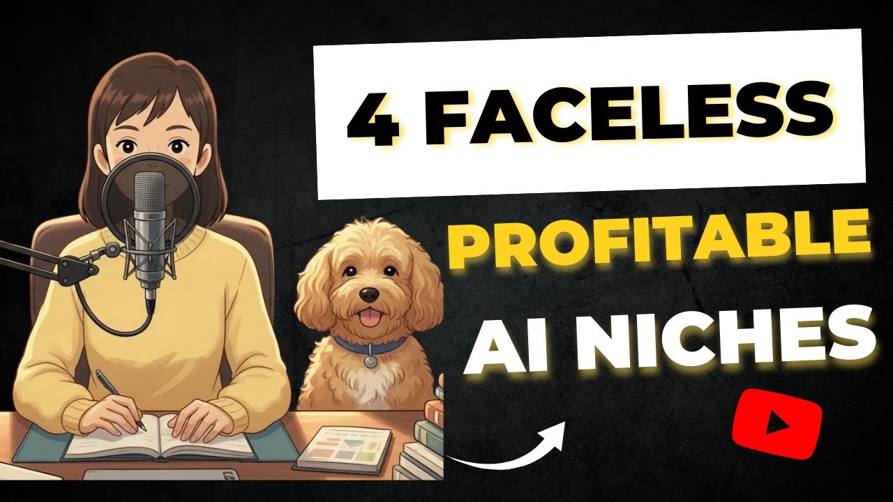 2026 YouTube 4 Faceless Niches Beginners Can Start With AI (Make $2000 / month)