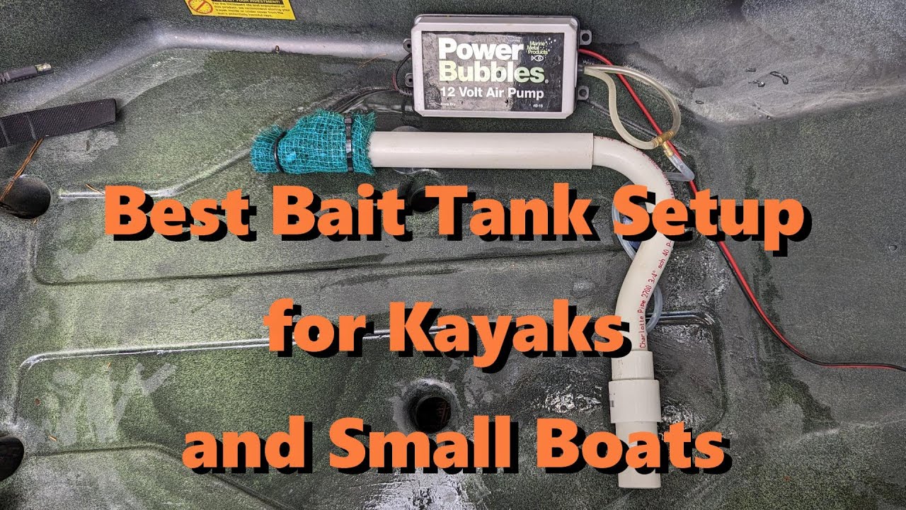 Best DIY Livewell & Bait Tank with Aerator Airlift Filter & Water Circulator For Kayak or Small Boat