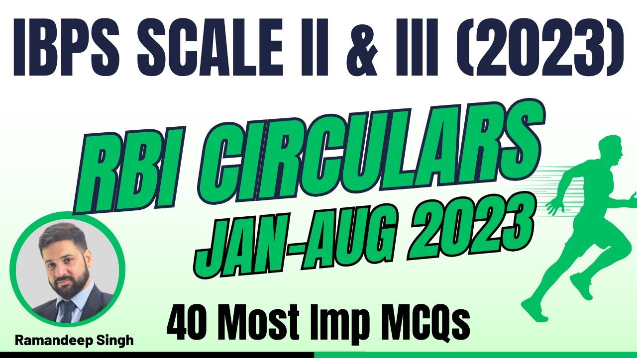 RBI Circulars Jan-Aug 2023 for IBPS RRB GBO Scale II & III 2023