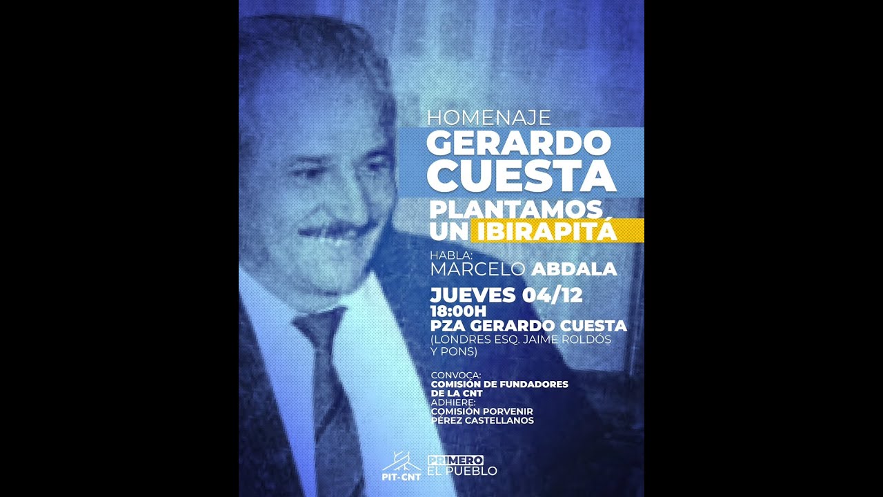 Homenaje a Gerardo Cuesta
