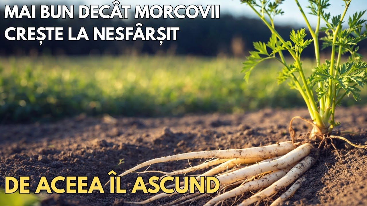 Mai bun decât morcovii: plantezi o dată, recoltezi mereu, chiar și iarna. De aceea l-au ascuns.