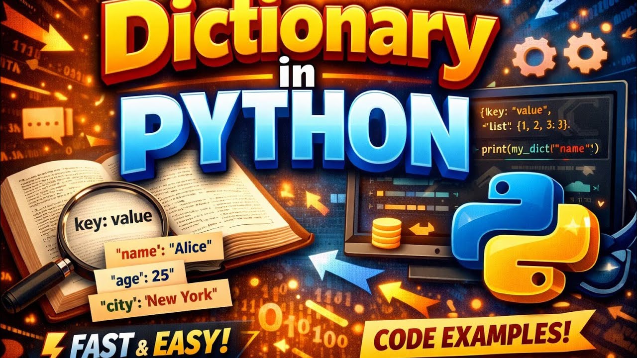 Dictionary in Python | Easy Explanation with Code