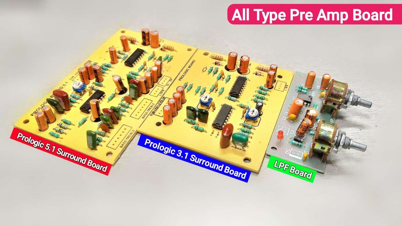 Prologic 5.1 and 3.1 surround LPF Board || Full Details || You Like Electronic