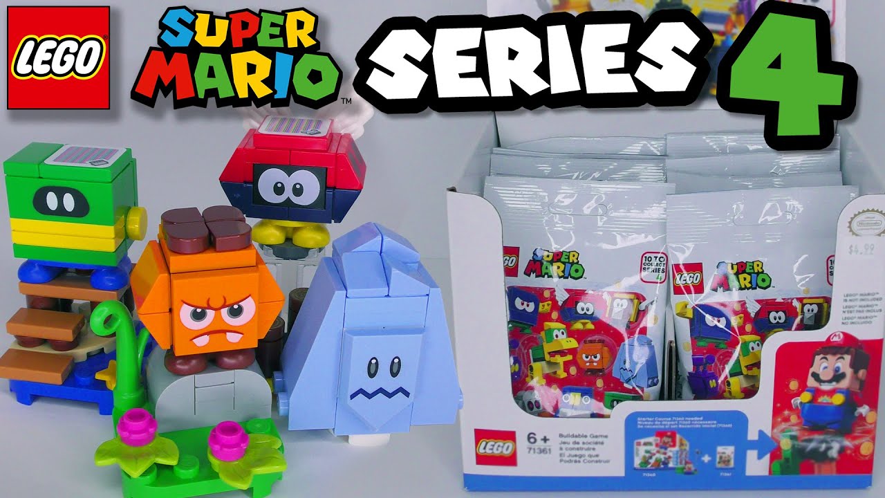 ОТКРЫТИЕ НОВОГО НАБОРА ПЕРСОНАЖЕЙ LEGO SUPER MARIO SERIES 4 | Это было так напряжённо!